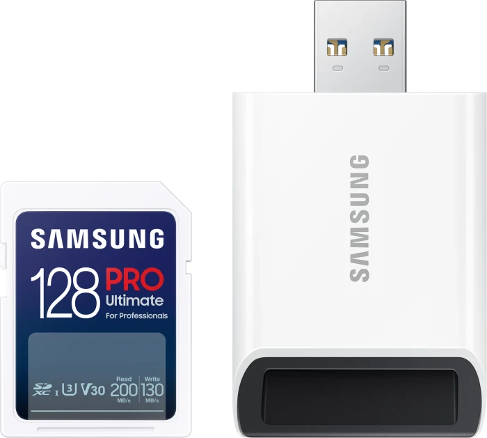 Samsung PRO Plus for Professionals / PRO Ultimate, SD UHS-I U3, V30, Rev-S / 2023