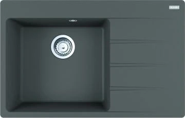 Franke Centro CNG 611-78 A Einbau Becken links steingrau