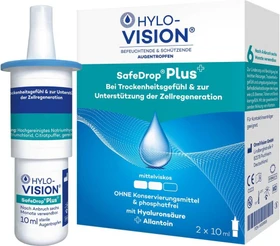 Hylo-Vision SafeDrop Plus Augentropfen, 20ml (2x 10ml)