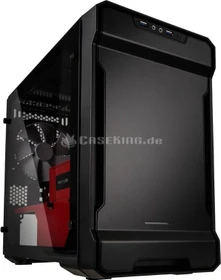 Phanteks Enthoo Evolv ITX Tempered Glass rot, Glasfenster, Mini-ITX