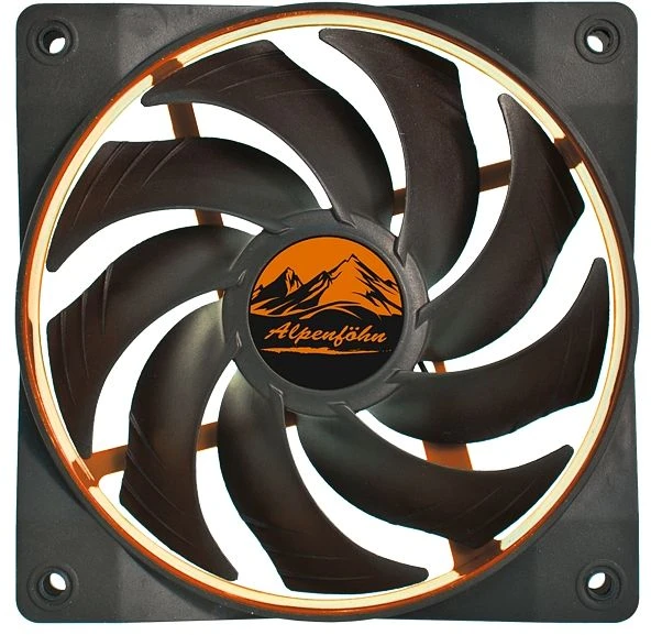 Alpenföhn Wing Boost 2, Deep Orange Plus, 120mm