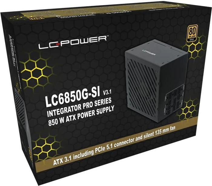 LC-Power Integrator Pro LC6850G-SI V3.1 850W, ATX 3.1