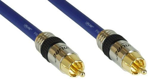 InLine Koaxial Audio Cinch Kabel 2m