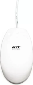 GETT KH24207 Silicone Mouse with Click-Scroll, weiß, USB