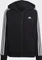 adidas Essentials 3-Streifen French Terry Regular Hoodie schwarz/weiß (Damen) Vorschaubild