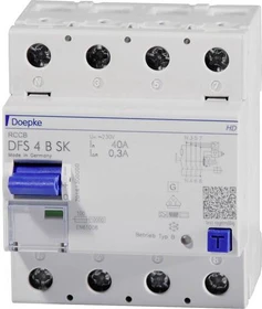 Doepke Fehlerstromschutzschalter DFS 4 040-4/0,30-B SK HD