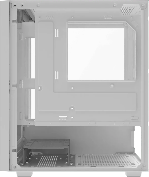 DarkFlash M305 White, Glasfenster