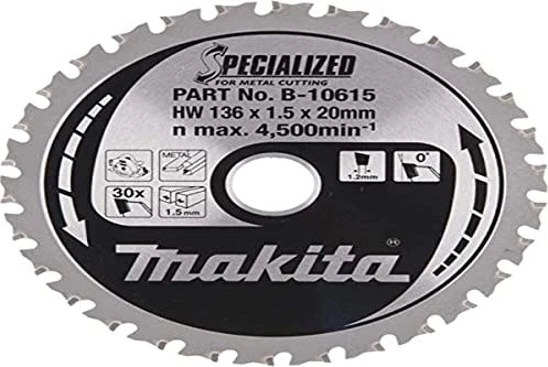 Makita Specialized Kreissägeblatt 30Z, 136x1.5x20mm, 1 Stück