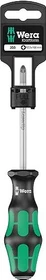 Wera Kraftform Plus Serie 300 355 PZ SB Pozidriv Schraubendreher, PZ2x100mm