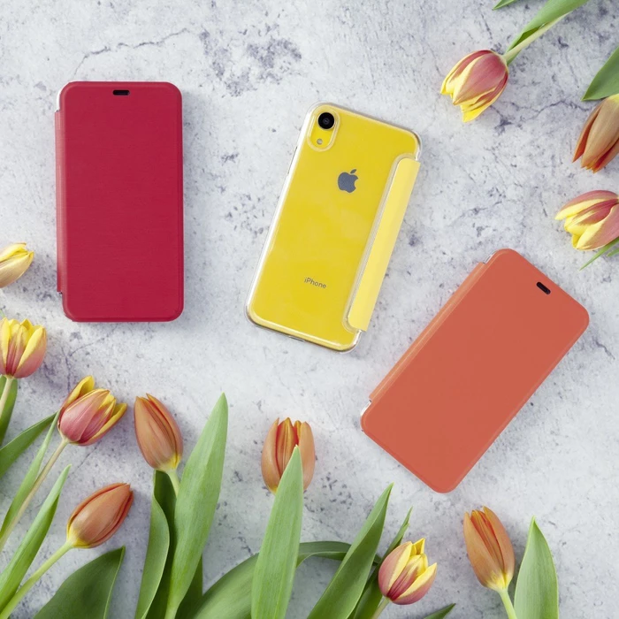 Hama Booklet Clear für Apple iPhone XR gelb