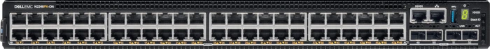 Dell EMC Networking N Series PowerSwitch N2200 Rackmount 2.5G Managed Stacking Switch, 48x RJ-45, 4x SFP28, 2160W PoE++, Front to Back Airflow