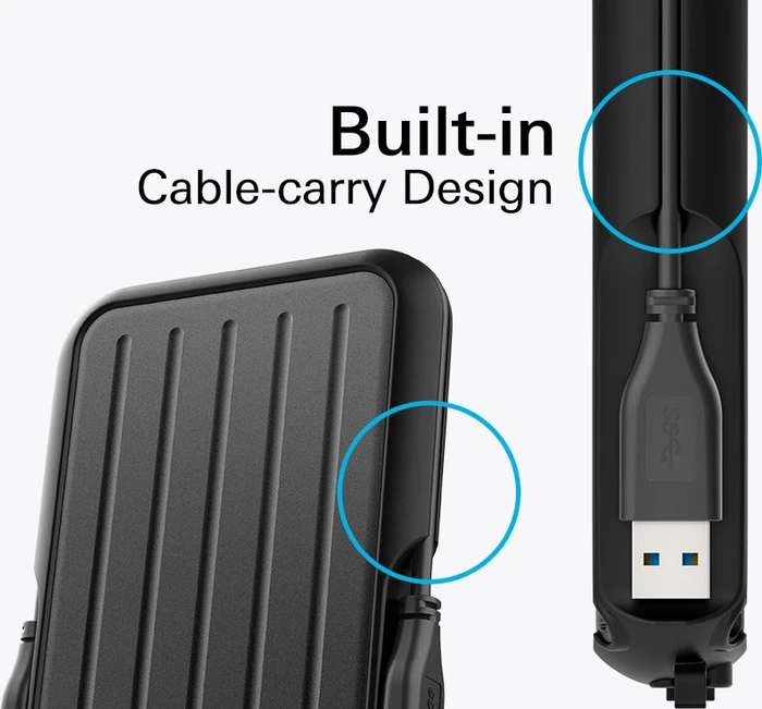 Silicon Power Armor A66, schwarz, 5TB, USB-A 3.0