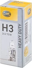 Hella Standard Halogen 24V H3 70W, 1er-Pack