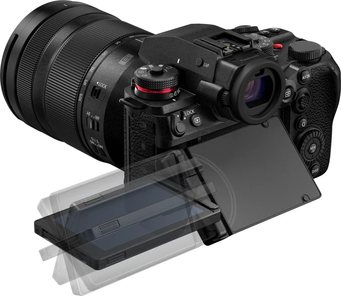 Panasonic Lumix DC-S1R II mit Objektiv Lumix S 24-105mm 4.0 Macro OIS