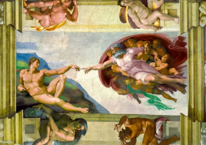 Bluebird Puzzle Michelangelo The Creation of Adam, 1511