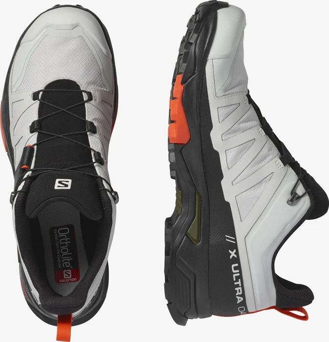 Salomon X Ultra 4 GTX lunar rock/black/cherry tomato (Herren)