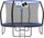 Songmics Trampolin 305cm Randabdeckung blau (STP10FT)