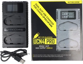 Nitecore UCN4 PRO für Canon LP-E19, LP-E4, LP-E4N