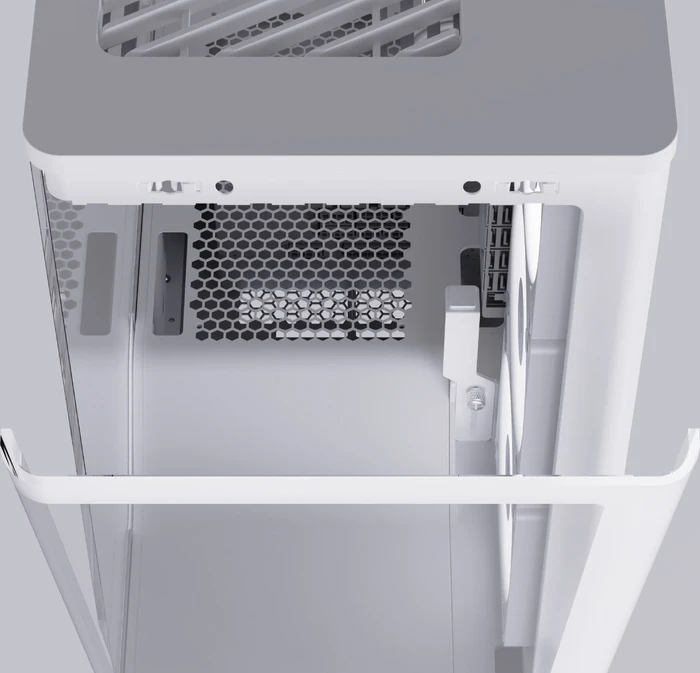 AeroCool P500A White, Glasfenster
