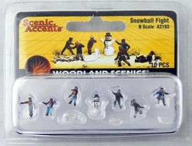 Woodland Scenics Schneeballschlacht