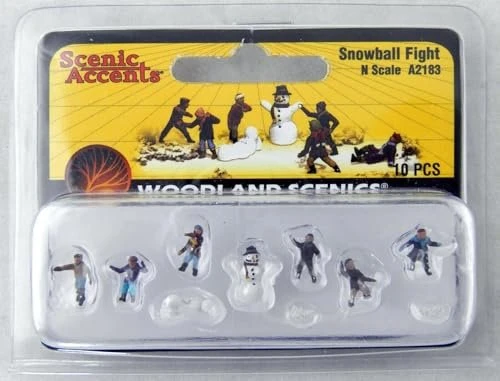 Woodland Scenics Schneeballschlacht
