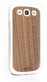 Balolo Holz Cover Walnuss für Samsung Galaxy S3