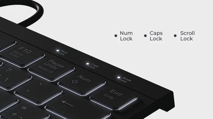 KeySonic KSK-5011ELC, schwarz, USB, DE