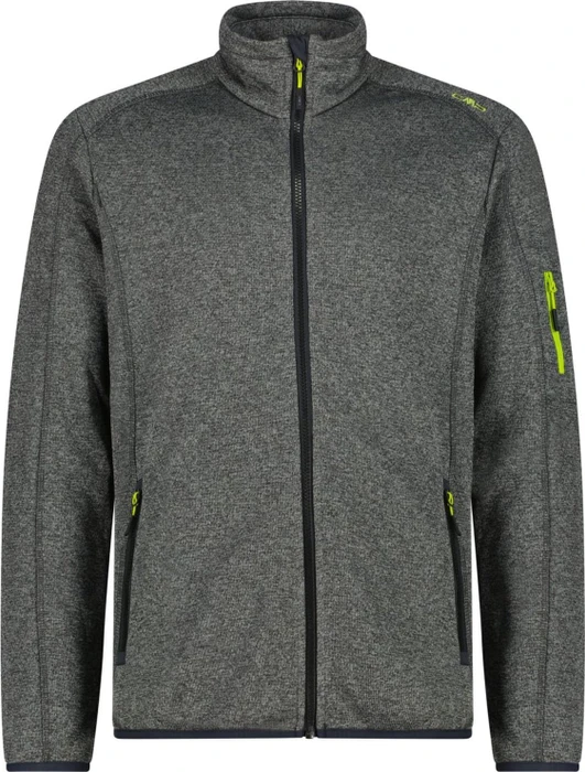 CMP Knit Tech Fleece Mesh Jacke antracite/acido (Herren)