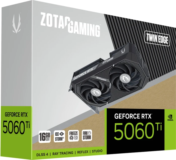 Zotac Gaming GeForce RTX 5060 Ti Twin Edge, 16GB GDDR7, HDMI, 3x DP