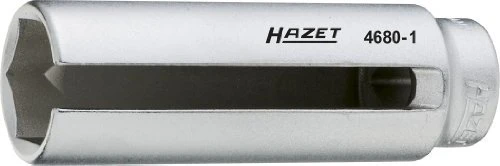 Hazet 4680-1 Spezial Lambda-Sonden-Einsatz Außensechskant Steckschlüssel 1/2", 22x92mm, 1 Stück