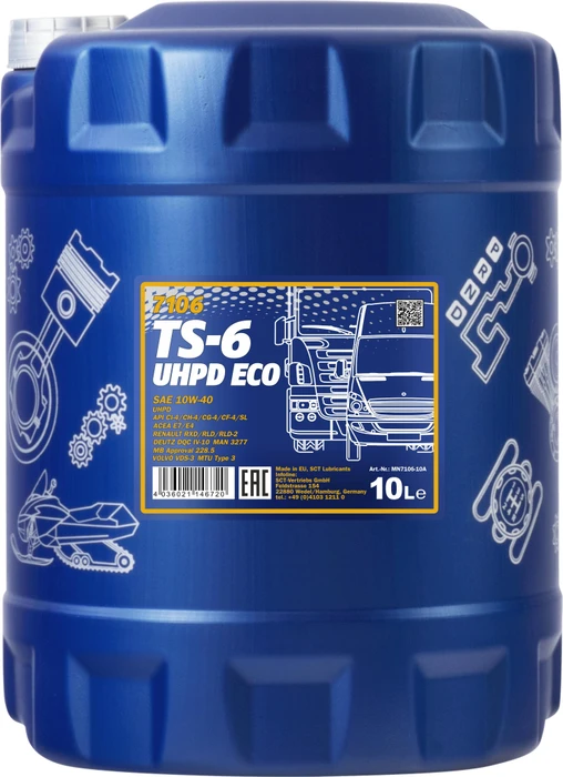 Mannol TS-6 UHPD Eco 10W-40 10l