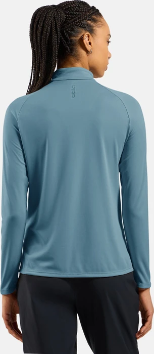 Odlo Essentials Ceramiwarm Laufshirt langarm provincial blue (Damen)