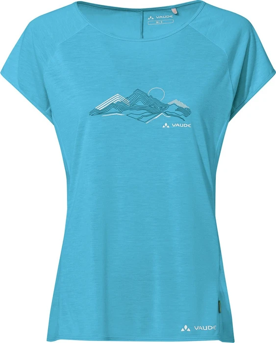 Vaude Tekoa II Funktionsshirt kurzarm aqua (Damen)