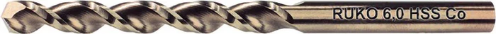 Ruko DIN338 UTL3000 HSSE-CO5 Spiralbohrer, 5.5x57x93mm, 10 Stück