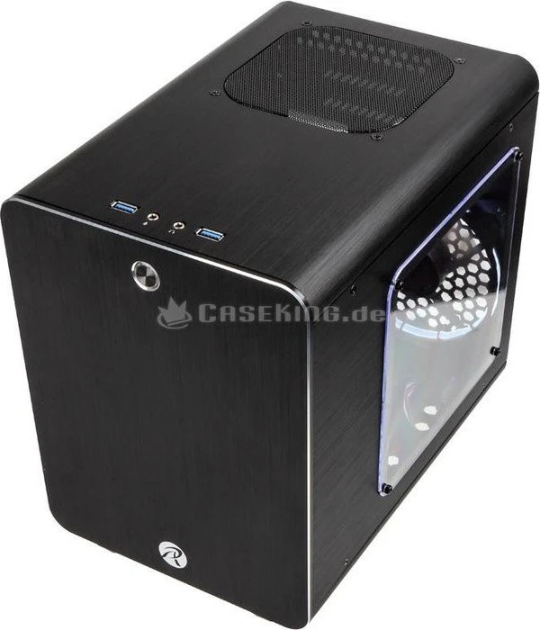 Raijintek Metis Plus, schwarz, Acrylfenster, Mini-ITX