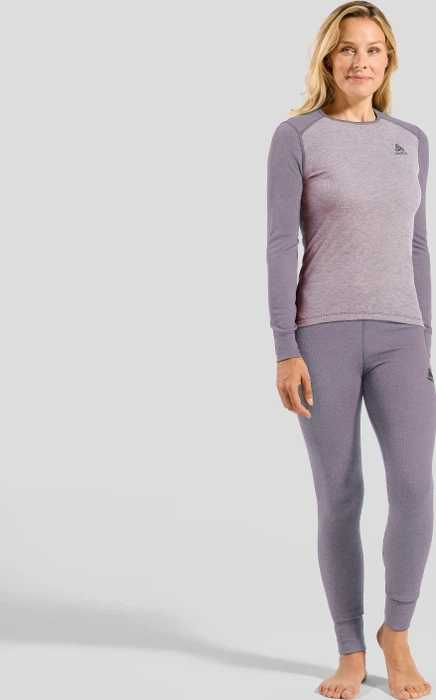 Odlo Active Warm Eco Set gray ridge/misty lilac (Damen)