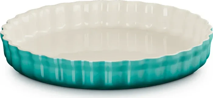 Le Creuset Tarte-Backform 28cm 2.1l bleu riviera