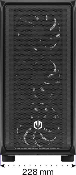 Endorfy Arx 500 Air, Glasfenster