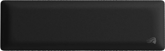 Glorious Ergonomische Handballenauflage aus Stoff, Compact, schwarz