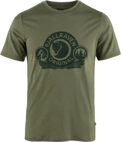 Fjällräven Abisko Wool Classic Funktionsshirt kurzarm laurel green (Herren)