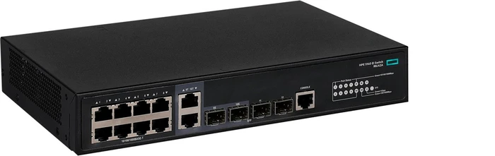 HPE FlexNetwork 5140 EI 8G Desktop Gigabit Managed Switch, 8x RJ-45, 2x SFP, 2x RJ-45/SFP