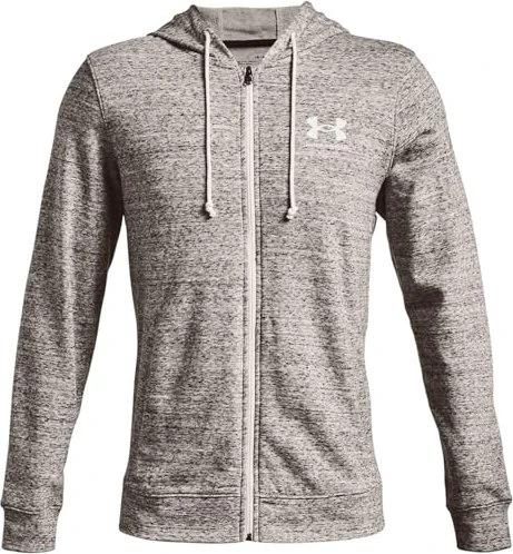 Under Armour Rival Terry Zip Hoodie onyx white (Herren)