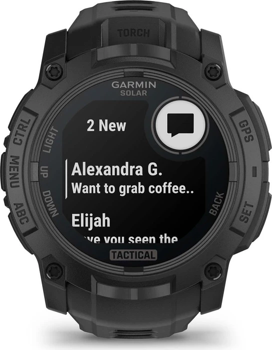 Garmin Instinct 3 Solar Tactical Edition 50mm schwarz