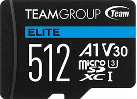 TeamGroup ELITE R90/W45 512GB Kit, UHS-I U3, A1, Class 10