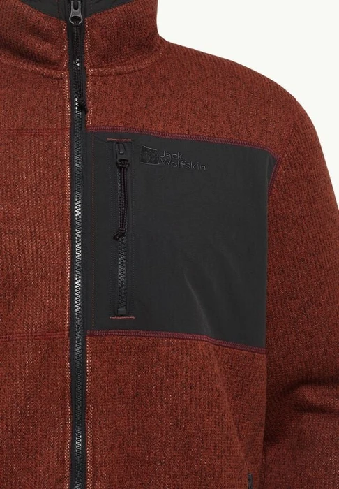 Jack Wolfskin Kaminfeuer Jacke intense rust (Herren)