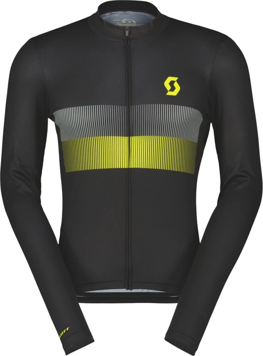 Scott RC Pro Team 10 Trikot langarm black/sulphur yellow (Herren)