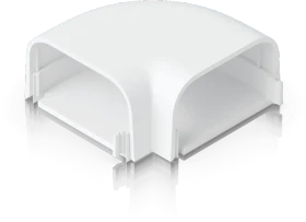 Ubiquiti Kabelkanal gewinkelt für Ubiquiti Dream Wall
