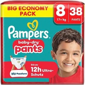 Pampers Baby-Dry pants Gr.8 Einwegwindel, 17+kg, 38 Stück