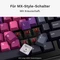 Glorious GPBT Gradient V2 Keycaps, Kunststoff (PBT), Afterparty, mehrfarbig, 135 Tasten, ISO-DE Vorschaubild
