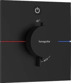 Hansgrohe ShowerSelect Comfort E Thermostat Unterputz für 1 Verbraucher mattschwarz